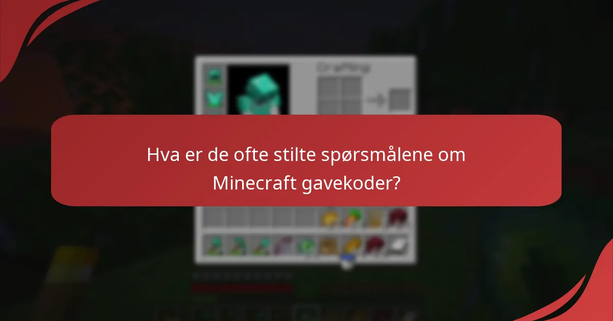 Hvilke feilsøkingstips kan hjelpe med innløsning av Minecraft gavekoder?