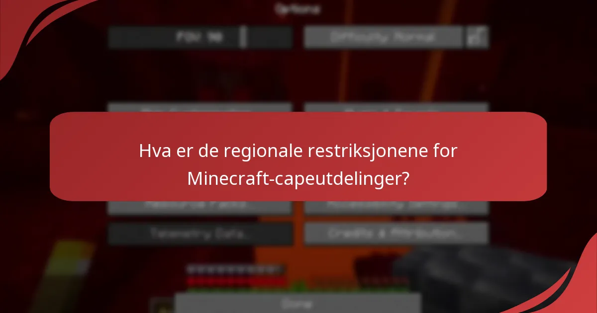 Når er Minecraft-caper tilgjengelige for utdeling?