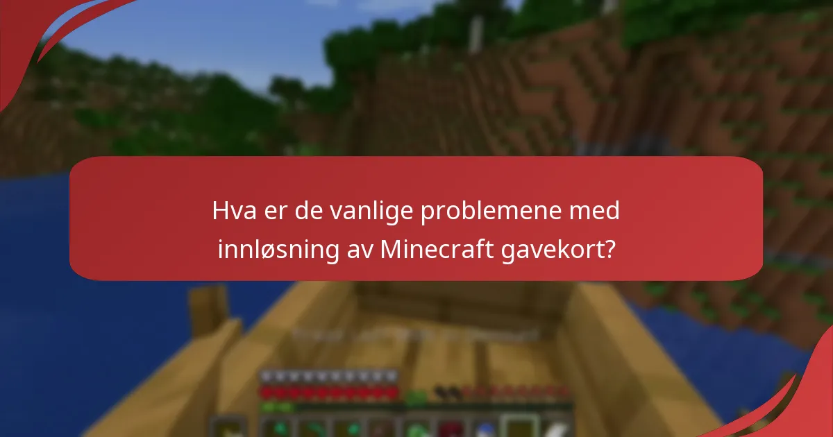 Hva trenger jeg for å knytte Minecraft-kontoen min for innløsning av gavekort?