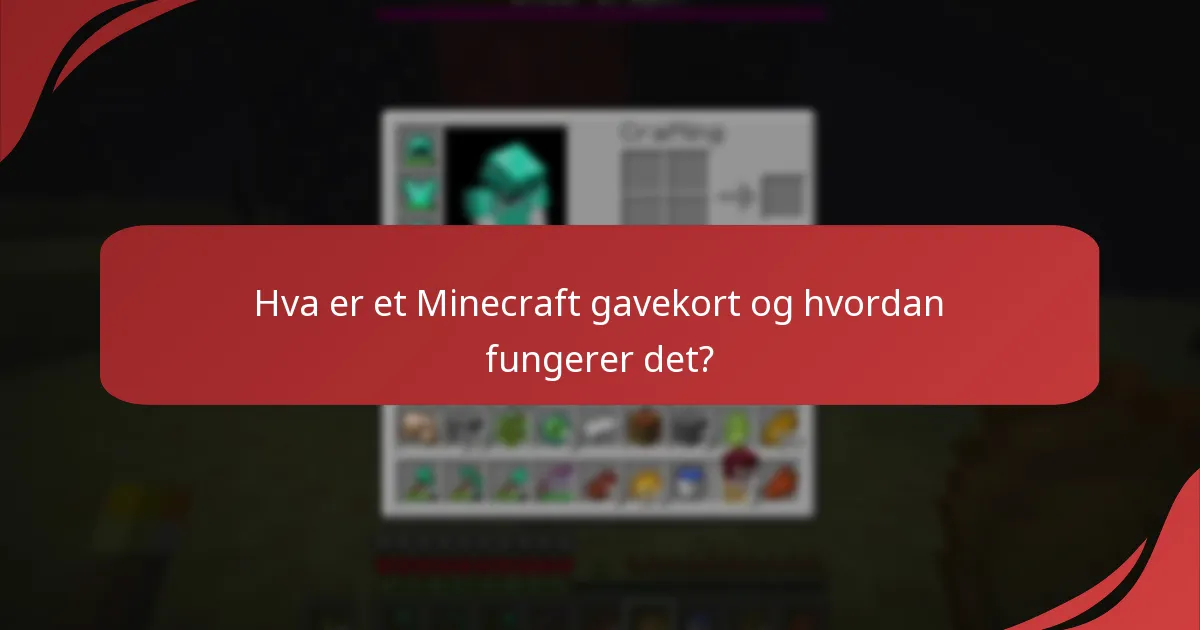 Hva er begrensningene for overføring av Minecraft gavekort?