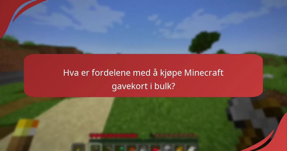 Hvordan opprette en bedriftskonto for Minecraft gavekort?