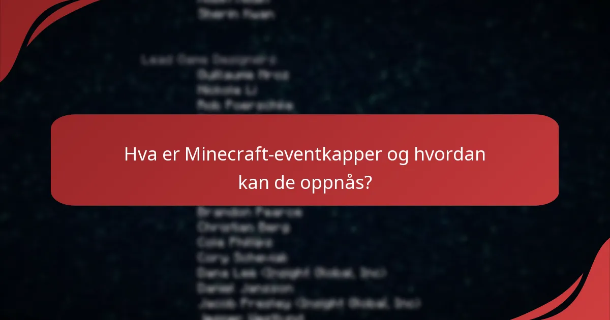Hvilke kontoinnstillinger er relevante for å administrere eventkappene?