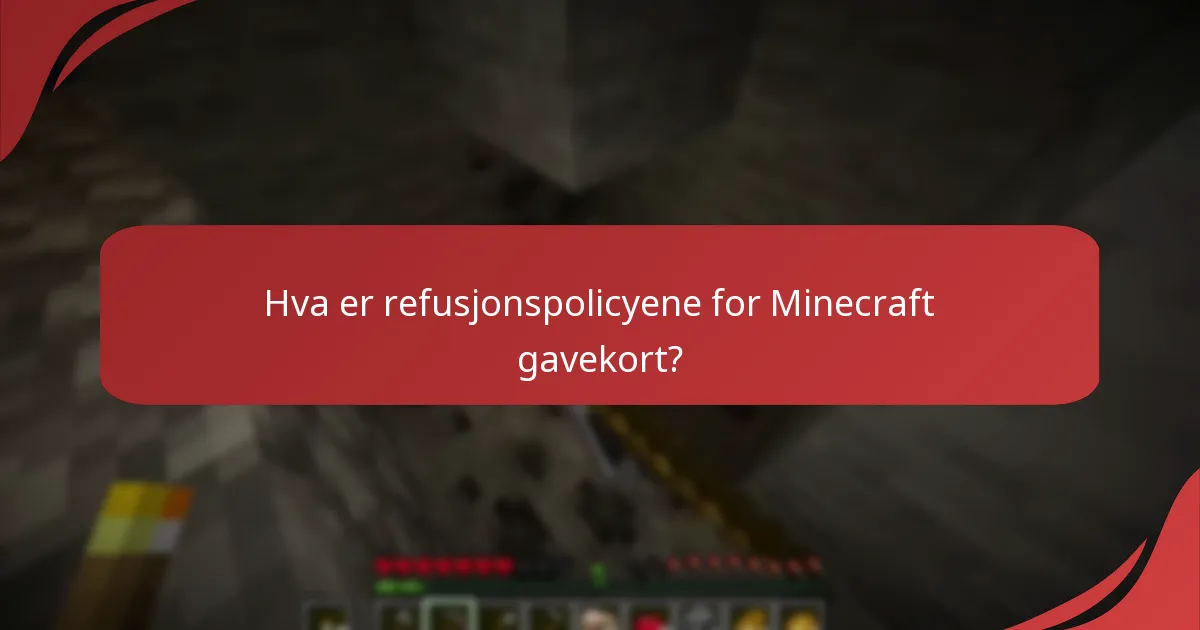 Hvordan kontakte kundeservice for problemer med Minecraft gavekort?