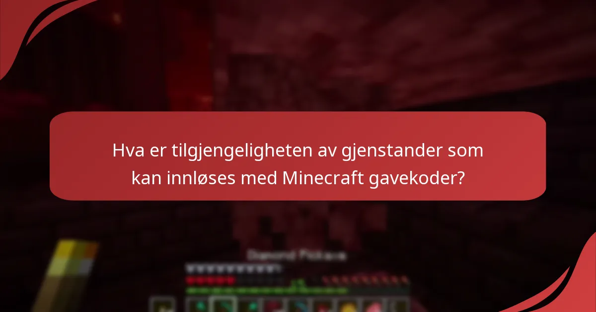 Hvilke typer innhold i spillet kan jeg få med Minecraft gavekoder?