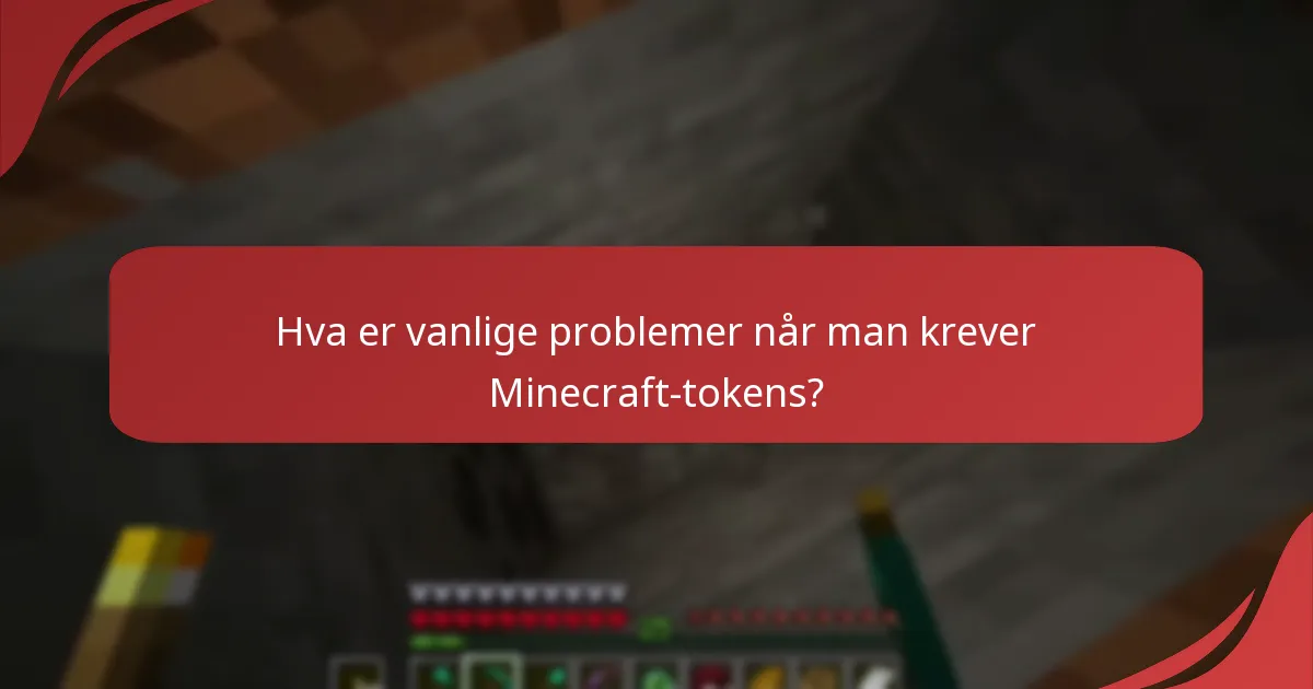Hvilke ressurser kan hjelpe med Minecraft-tokenkrav?