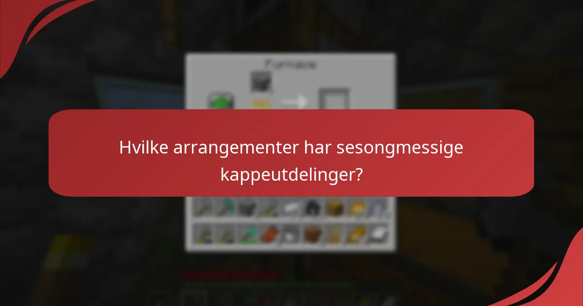 Hva er tilgjengeligheten av eventkapper?