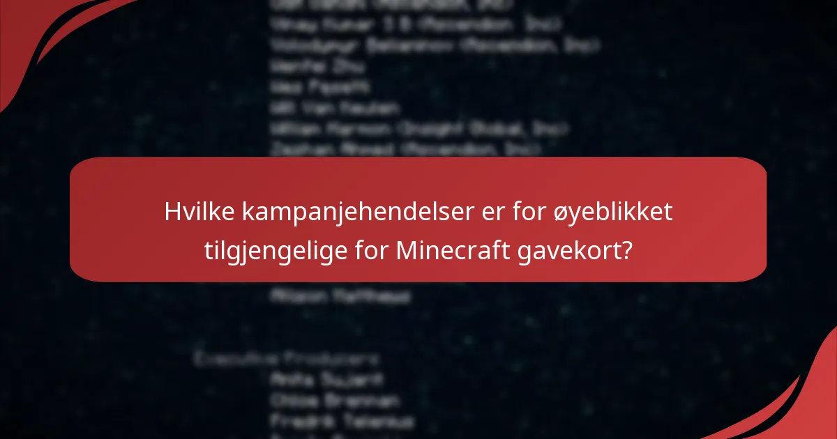 Hvilke spesialutgaver av Minecraft gavekort er tilgjengelige?